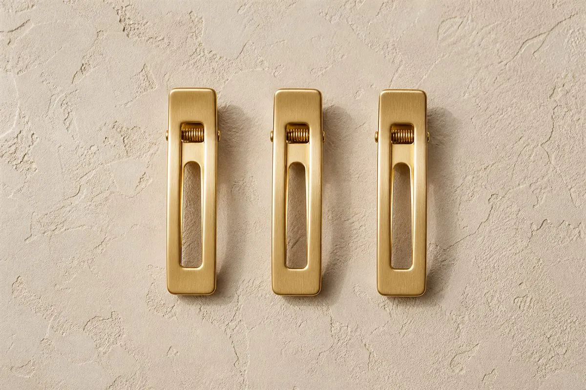 Iconic Gold Mini Hair Clips, Set of 3 — Iconic