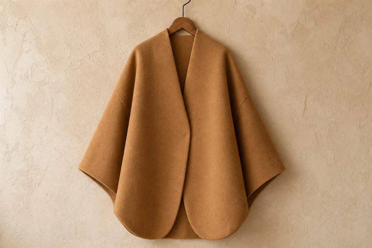 Cashmere-Blend Cocoon Coat — Iconic